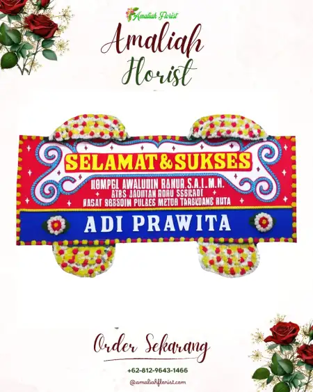 Papan Bunga Ucapan Selamat Cisantana