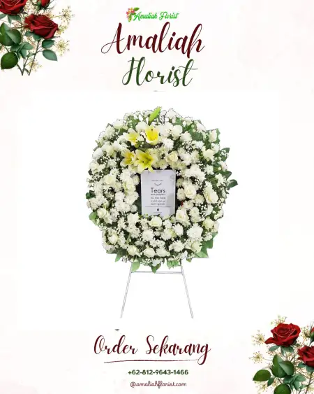 Krans Bunga Duka Cisantana